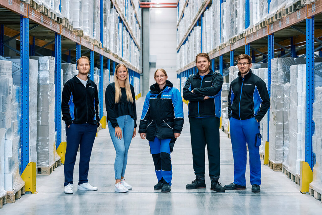 Nordfrost-Mitarbeiter im Nordfrost-Lager.