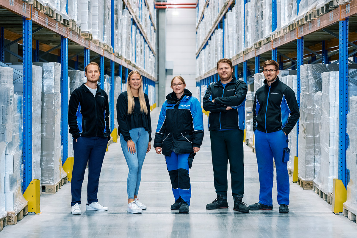 Nordfrost-Mitarbeiter im Nordfrost-Lager.